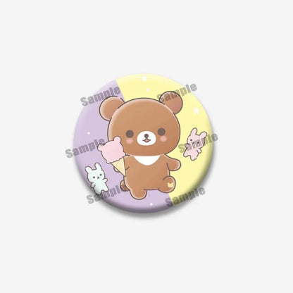 Rilakkuma Bear Badge Pin