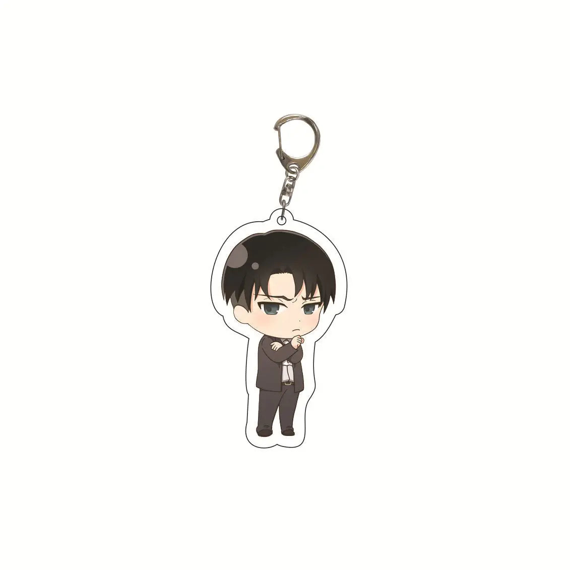 Attack On Titan Keychain Acrylic Keychain Custom Logo Print Backpack Creative Pendant Wholesale Stock Available