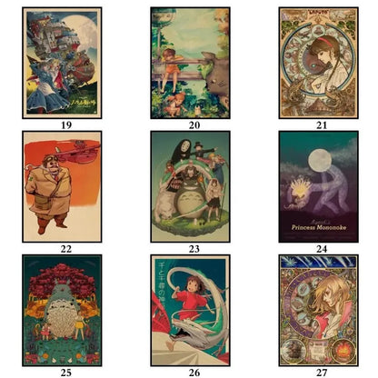 Studio Ghibli Miyazaki Canvas Art