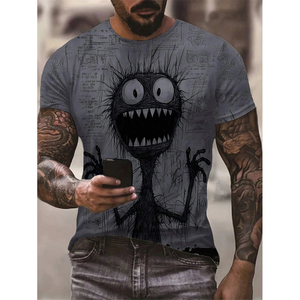 Anime Monster Oversized T-Shirt