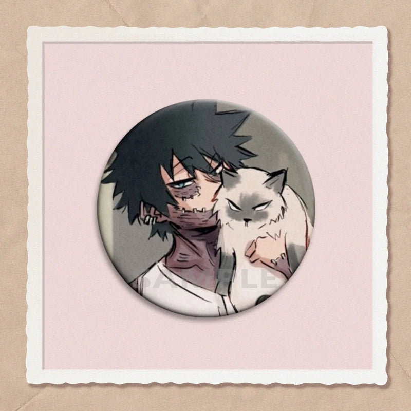 My Hero Academia Dabi Button Pin