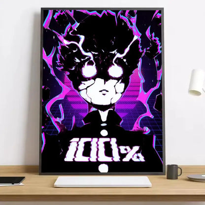 Mob Psycho 100 Reigen Canvas Poster