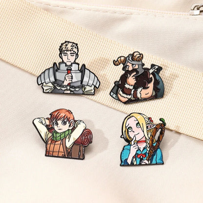 Delicious In Dungeon Enamel Pins