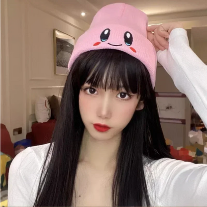 Anime Kirby Knitted Hat