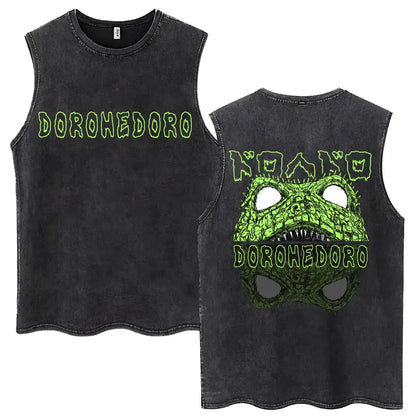 Dorohedoro Pattern Washed Tank Top