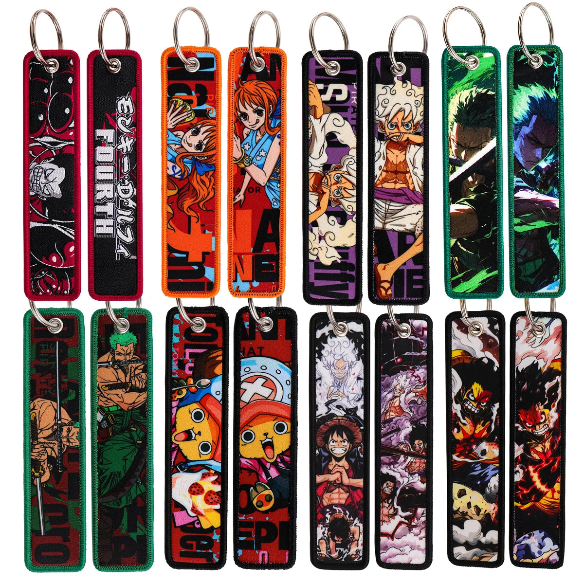 One Piece Straw Hat Keychain