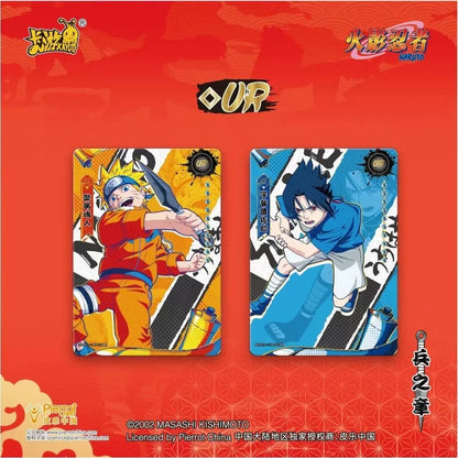 KAYOU Naruto Card Soldier Chapter 9th Generation CR Uzumaki Naruto Sasuke Collection Card Full Box Blind Box