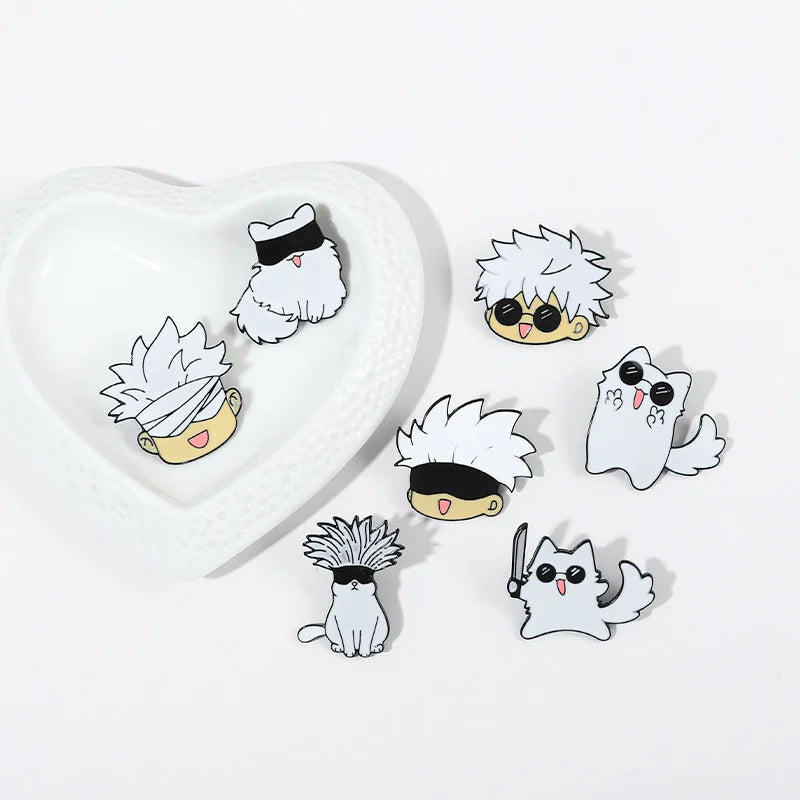 Jujutsu Kaisen Enamel Pin Cartoon Anime Brooches