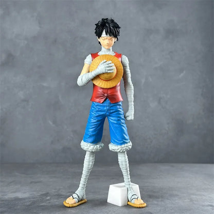 28cm One Piece Anime Action Figure Roronoa Zoro Vinsmoke Sanji Stand Posture Pvc Statue Figurine Model Collection Boy Toy Gifts