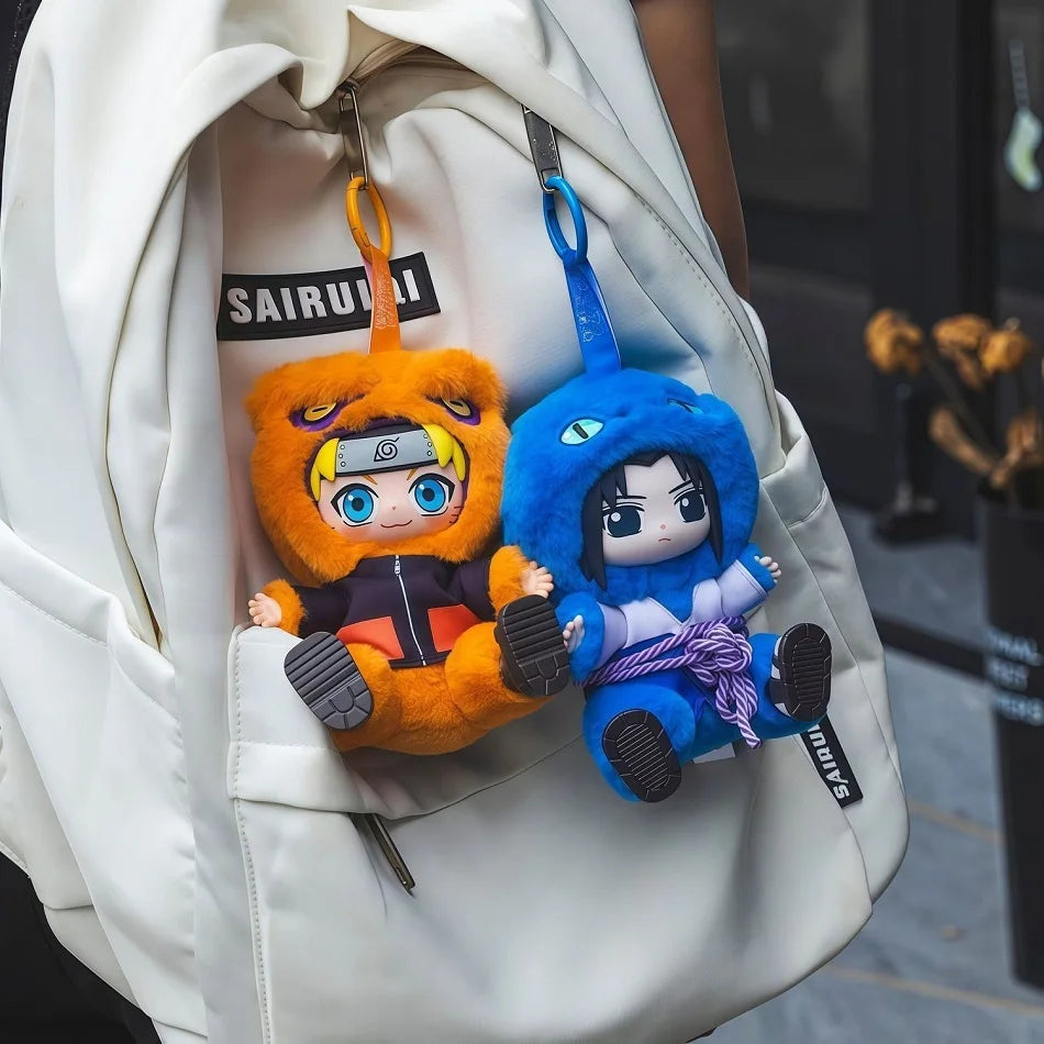 Hot EAKI Naruto Vinyl Plush Blind Box Shippuden Party V2 Series Stuffed Plush Figure Bag Pendant Ornament Doll Toy Birthday Gift