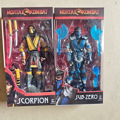 Anime SUB ZERO SCORPION Articulated Figure
