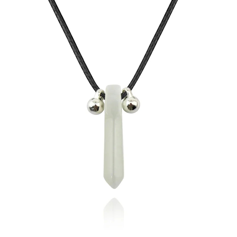 Hokage Tsunade Gemstone Nature Jade Pendant Uzumaki Charms Necklace Halskette Anime Cosplay Prop Jewelry