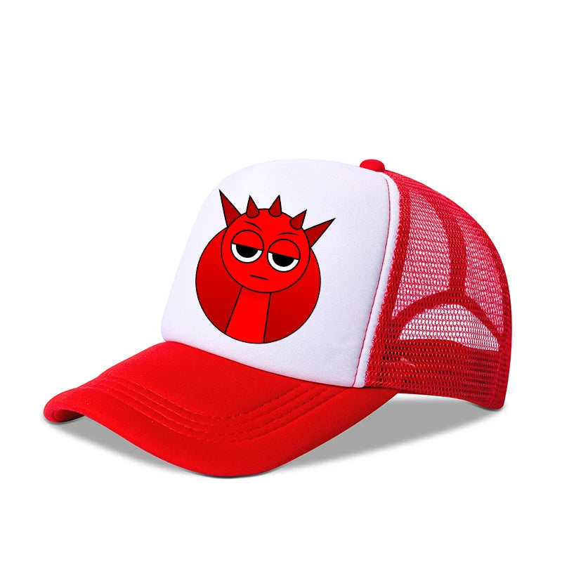 Sprunkis Cartoon Mesh Cap