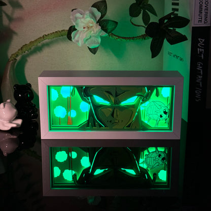 Anime Paper Carved LED Lamp