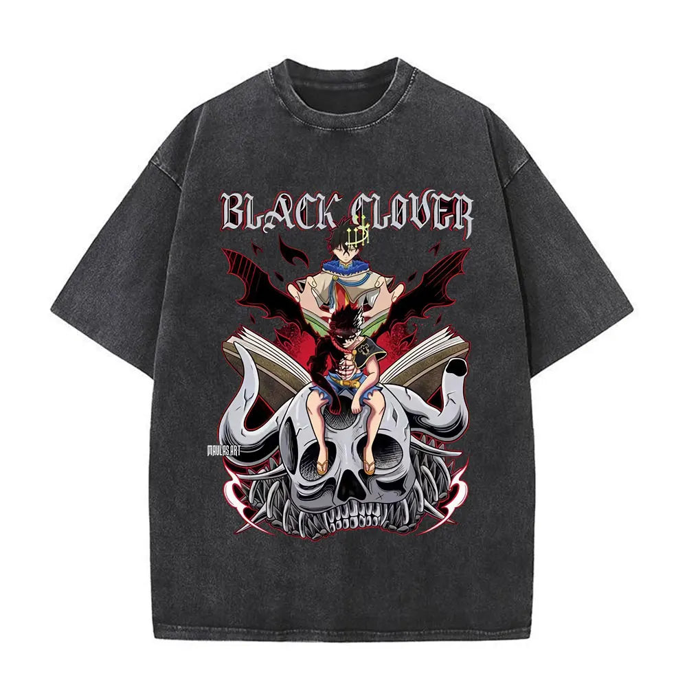 Black Clover Yami Sukehiro Washed T Shirt
