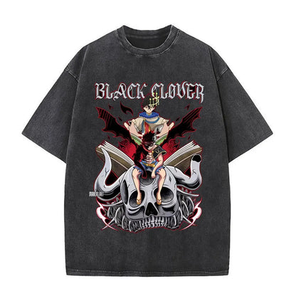 Black Clover Yami Sukehiro Washed T Shirt