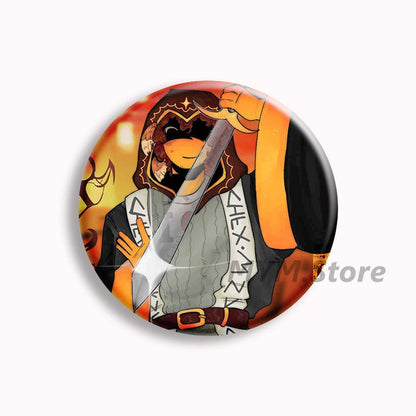 Forsaken Telamon Button Pin