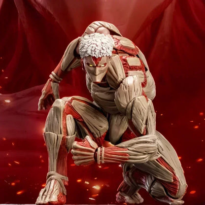 NEW Kaiyodo  Revoltech AMAZING YAMAGUCHI Attack on Titan Eren Jaeger Armored Titan Female Titan Action Figures Model Toy