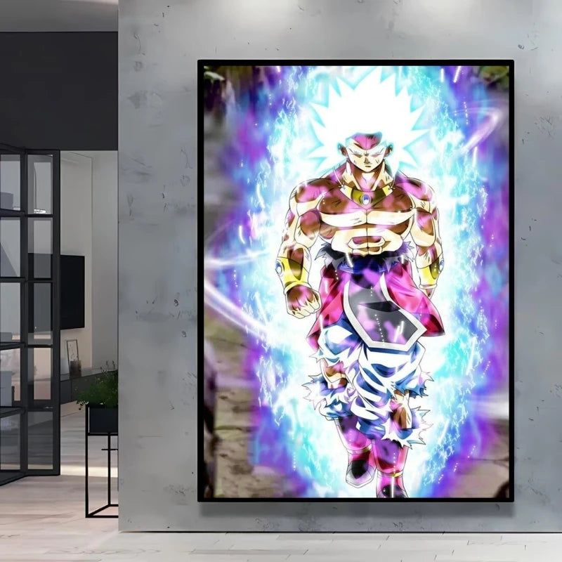 Classic Anime Canvas Printing Posters Dragon Ball Goku Vegeta HD Prints kids Gifts Aesthetic Poster Room wall Decor Pictures