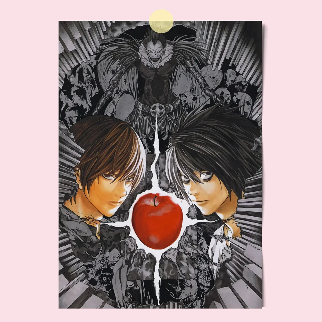 Death Note Light Yagami Canvas Poster