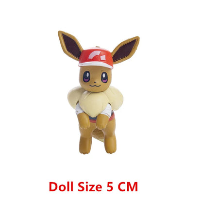 Pokemon 4-13Cm Toys Model Cartoons Movie Anime Figure