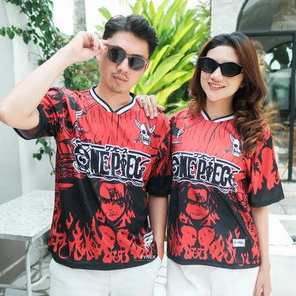One Piece Luffy Football Jersey