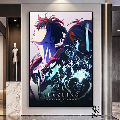 Solo Leveling Frameless Canvas Painting