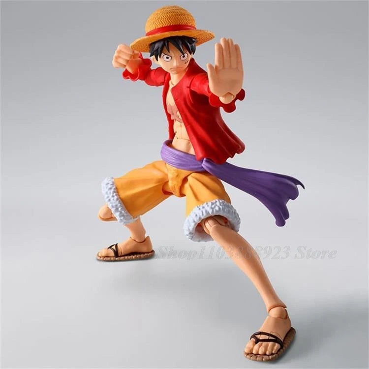 S.H.Figuarts Monkey D Luffy Figure White Nika Luffy GEAR5 SHF Figure Movable Joints Collection Model Toys Birthday Gifts