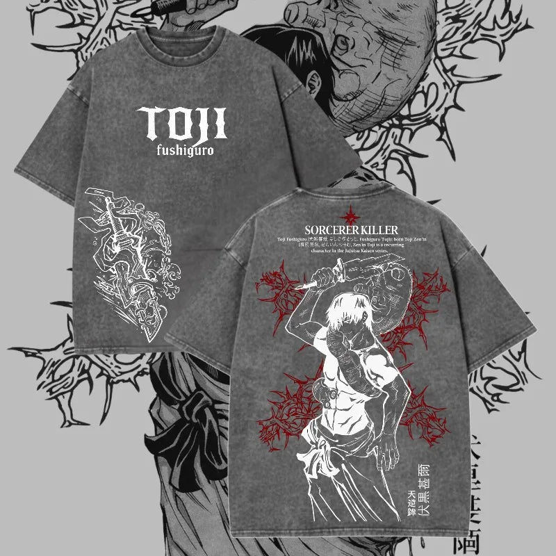Dark Manga Pattern T-Shirt