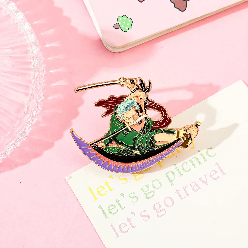 One Piece Roronoa Zoro Enamel Pin