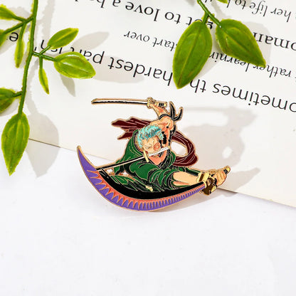 One Piece Roronoa Zoro Enamel Pin