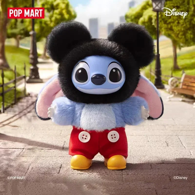POP MART Disney Stitch Adventure Series Cute Vinyl Plush Blind Box Anime Figure Desktop Decoration Blind Bag Toy