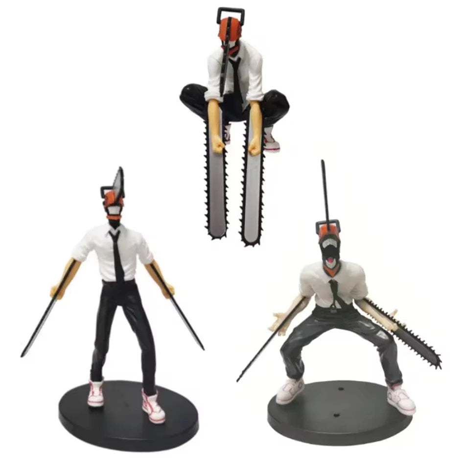 Man chainsaw denji anime figure denji/power action figure 1560 chainsaw man denji statuette adult model collectible doll toy