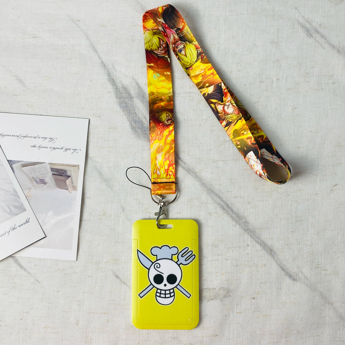 Anime Cartoon Credential Holder Lanyard