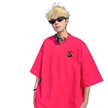 Anime Print Oversized T-Shirt