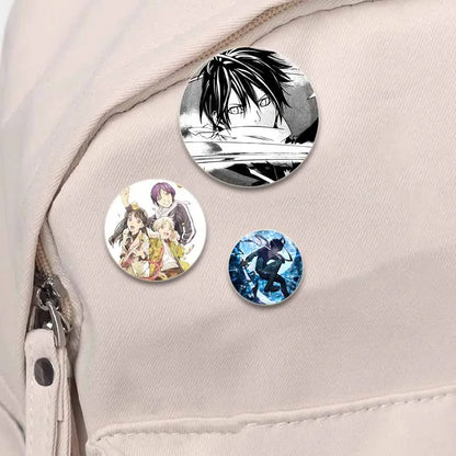 Anime Noragami Brooch Pin Cosplay Yato Yukine Cute Cartoon Badges