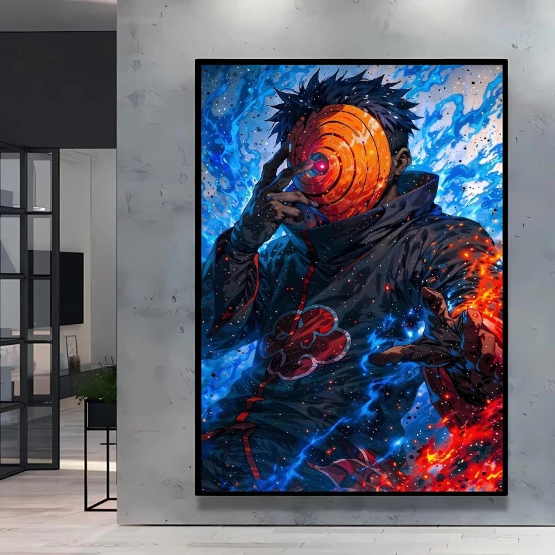 Print on Canvas Wall Art Naruto Uchiha Itachi Poster HD Cartoon Pictures Home Living Room Decoration Paintings Holiday Gifts