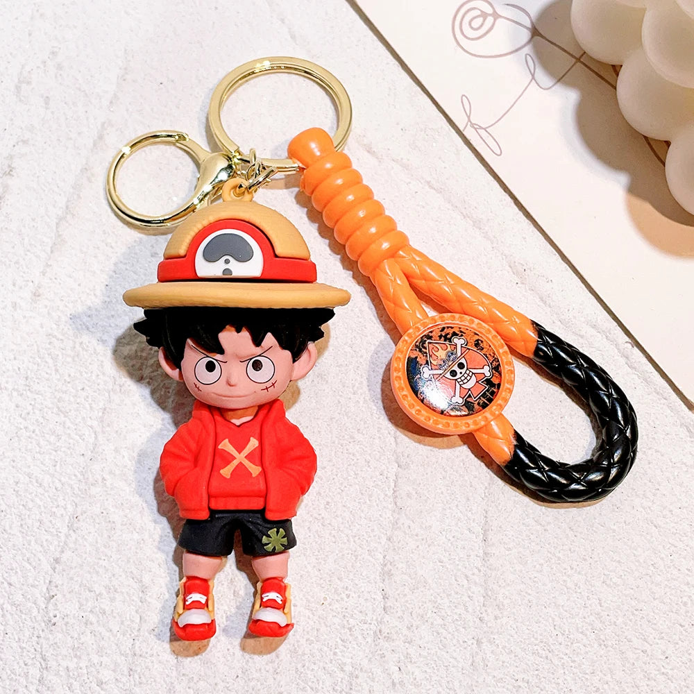 One Piece Luffy Silicone Keychain