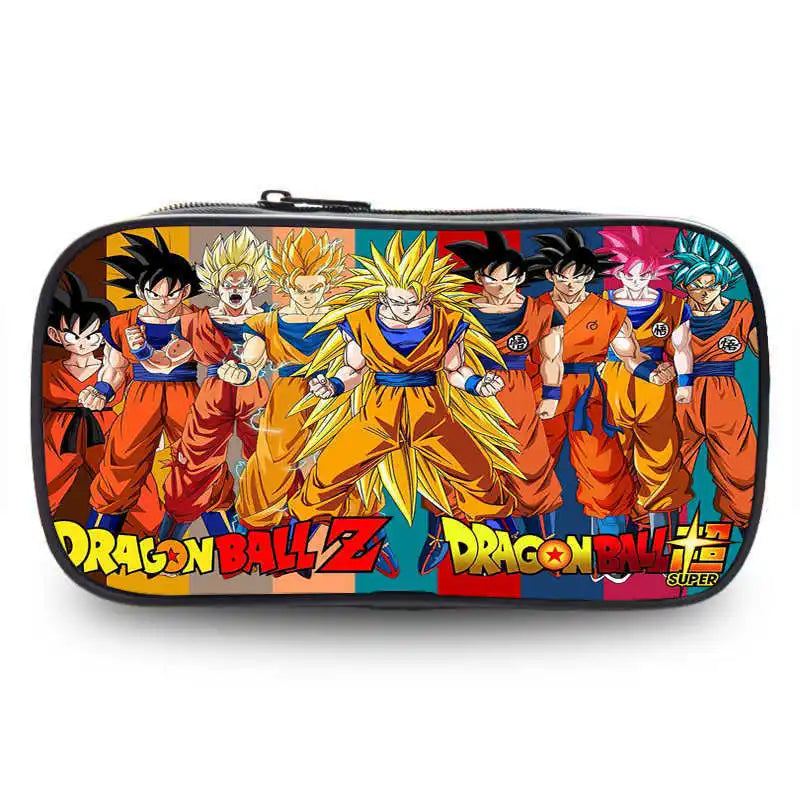 Dragon Ball pencil case cartoon anime merchandise durable Oxford cloth stationery box student study supplies printed storage bag