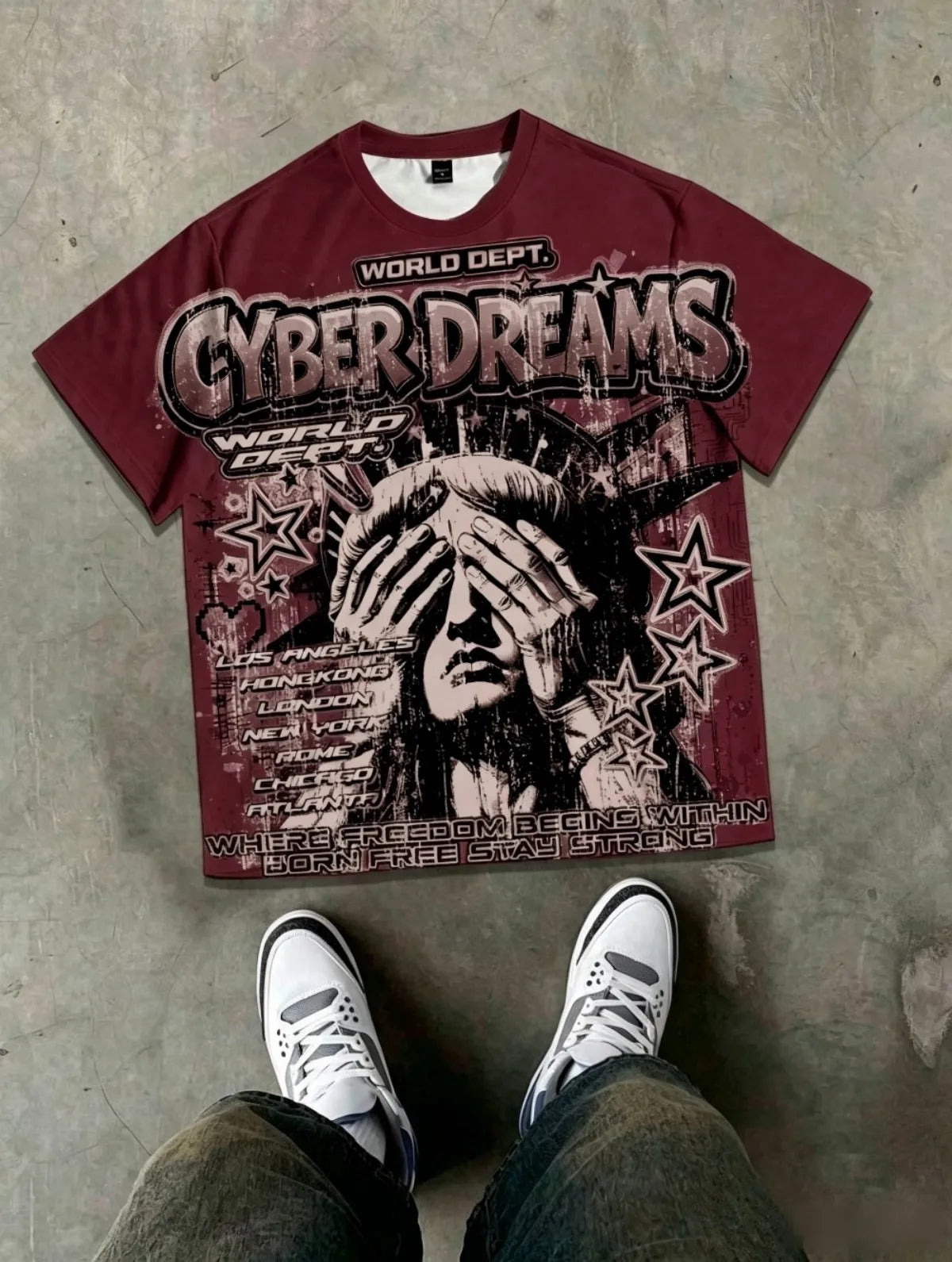 Statue Of Liberty Graphic Tshirt