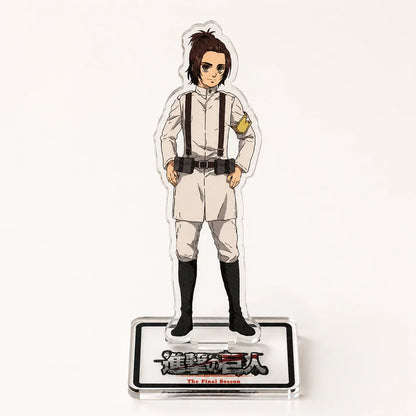 Attack On Titan Character Acrylic Stand Model Plate Anime Desktop Display Collectible Fan Gift Accessories Keychain Cartoon