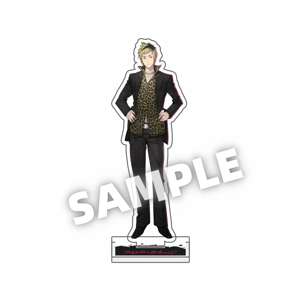 Anime Slow Damage cute 15CM acrylic keychains Model Figure figurine