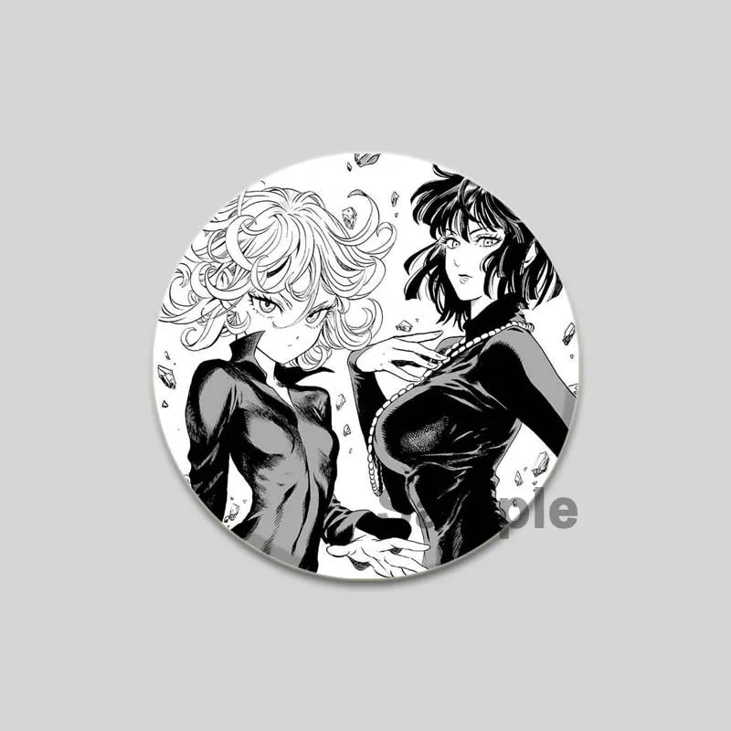One Punch Man Saitama Brooch