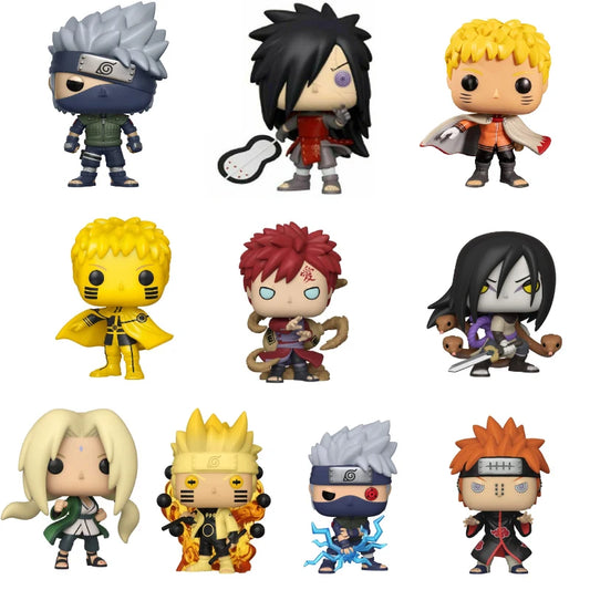 Desktop Decoration Anime popstyle OROCHIMARU PAIN Hinata Sasuke Itachi Kakashi Obito Vinyl Action Figure Toys Xmas Gift