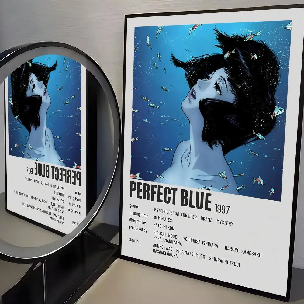 Perfect Blue Poster Wall Art