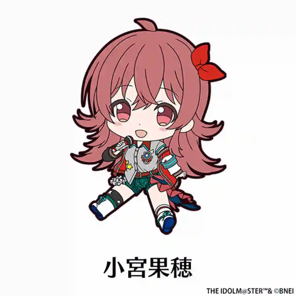 Anime Fans Gifts TTHE IDOLM@STER  Cute Kawaii HD Character Shimamura Uzuki Acrylic Keychain Decoration About 6cm