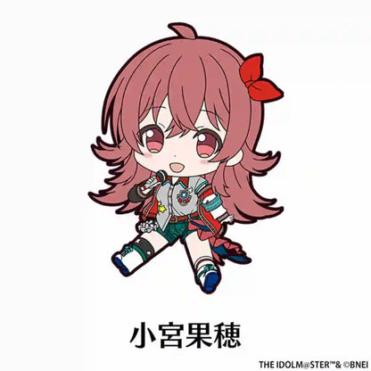 Anime Fans Gifts TTHE IDOLM@STER  Cute Kawaii HD Character Shimamura Uzuki Acrylic Keychain Decoration About 6cm