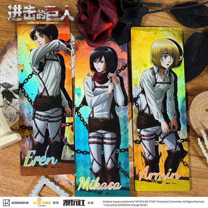 Attack on Titan Eren Jager Rival Ackerman Mikasa Armin Arlert Hanji Zoe China Official Authorization Relax Series Laser Ticket