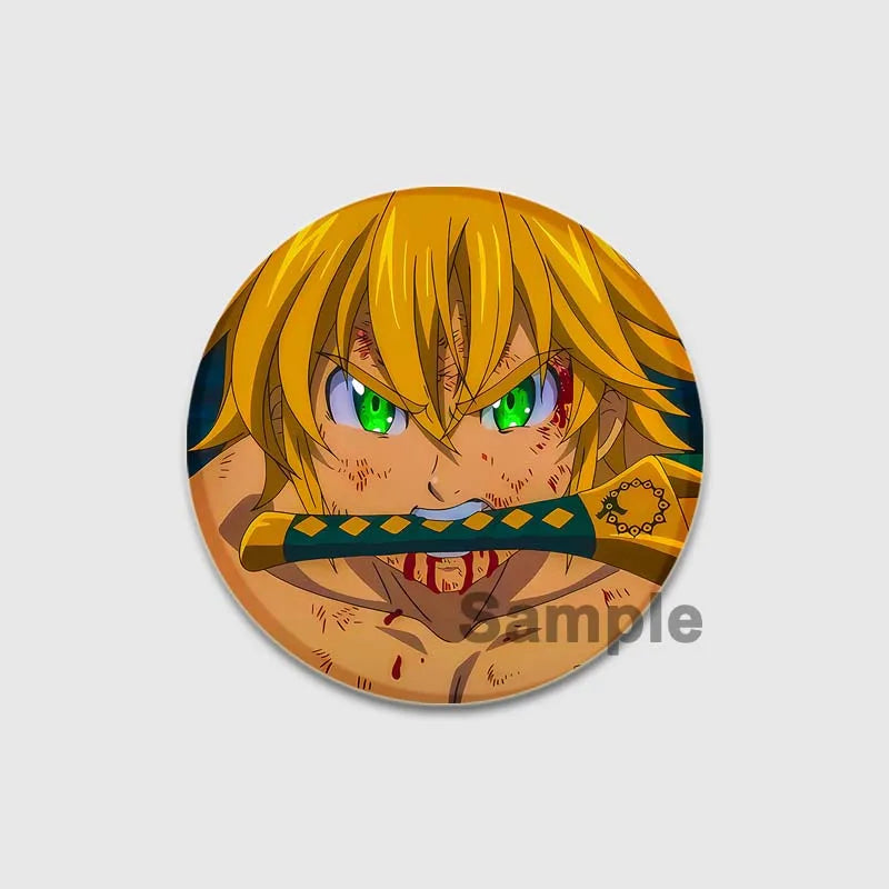 The Seven Deadly Sins Badge Brooch