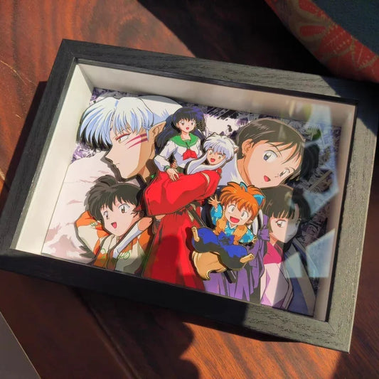 Inuyasha Higurashi Kagome 3D Painting